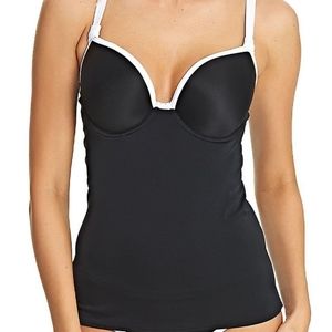 (XL) NWT Freya Tankini Top & Remix Brazilian Brief 30G Padded Support Swim